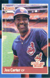 1988 Donruss Baseball Cards    254     Joe Carter